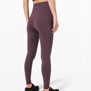Lululemon Power Within Super High- Rise Pant 28"
Heathered Black Currant